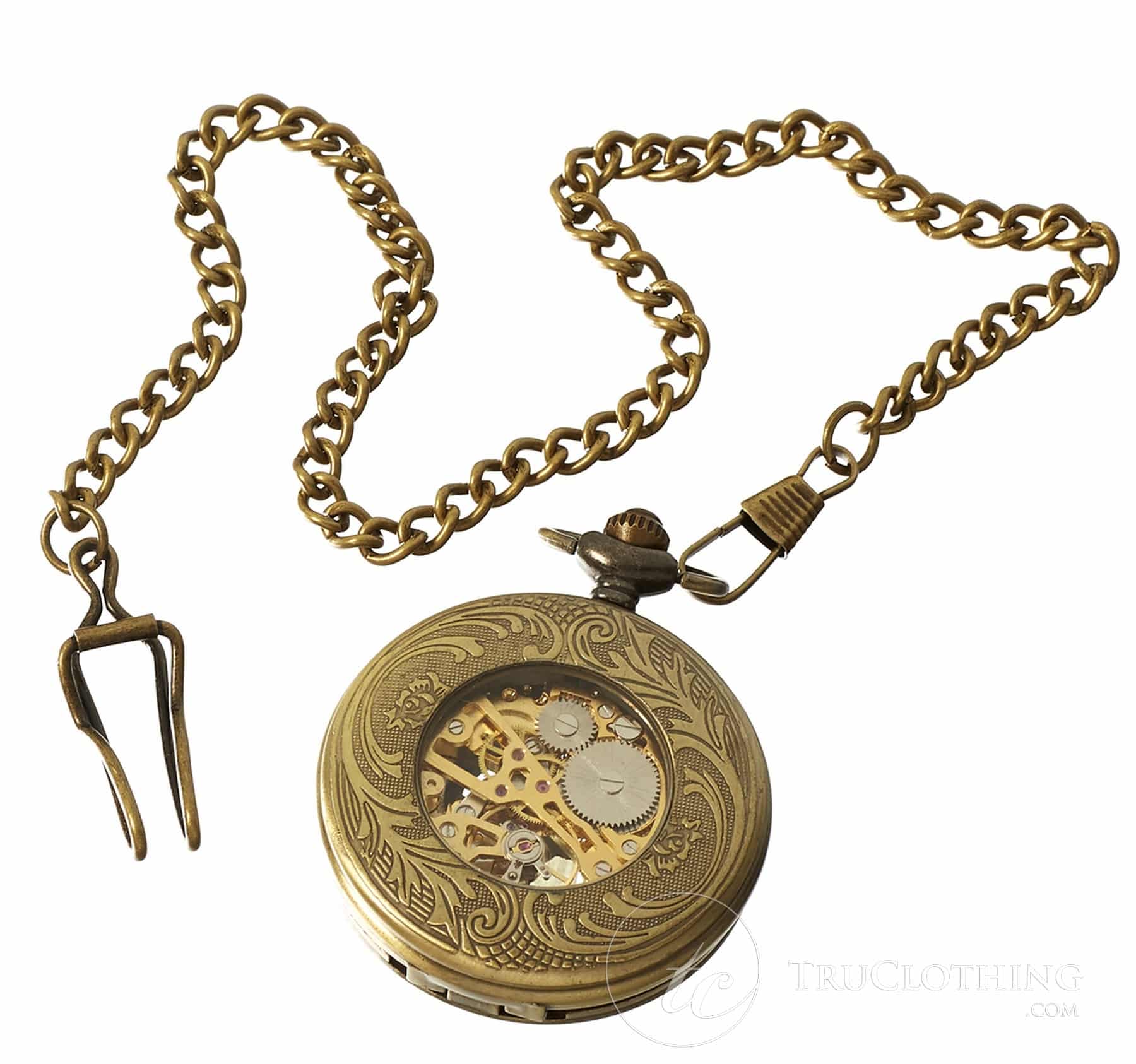 Vintage Peaky Blinders Mechanical Pocket Watch-Gold