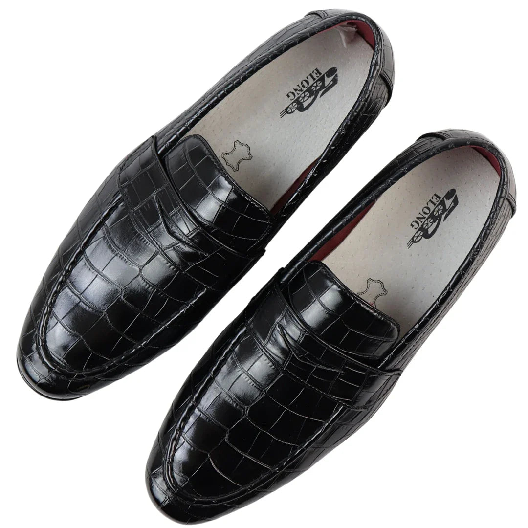 Men's Slip On Formal Black Loafers