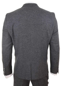 Mens Grey Wool Suit