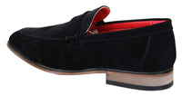 Fiorello 1807 - Mens Suede Faux Slip Onl Shoes Italian Design Classic Loafers