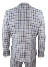 Mens Grey Pince of Whales Check 3 Piece Suit