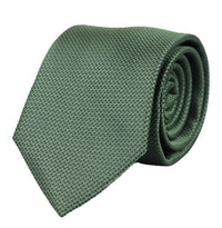 Satin Silk Textured Green Tie Gift Set Pocket Square Cuff Links Tie Matt Satin