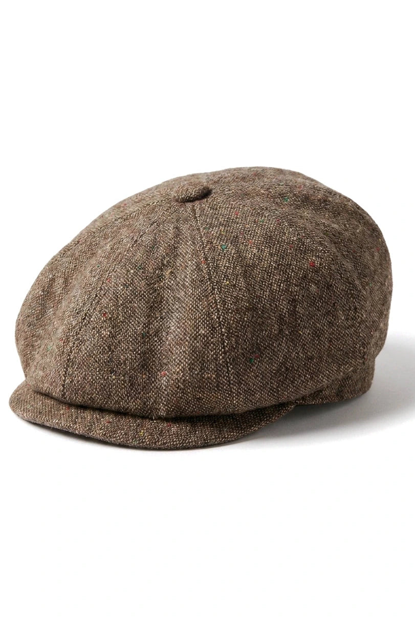 8 paneles Baker fiú sapka Shelby kalap gyapjú tweed klasszikus barna borotva