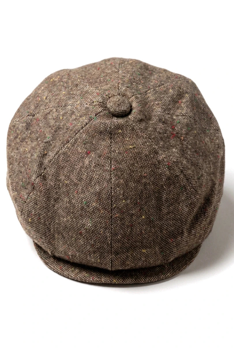 8 paneles Baker fiú sapka Shelby kalap gyapjú tweed klasszikus barna borotva