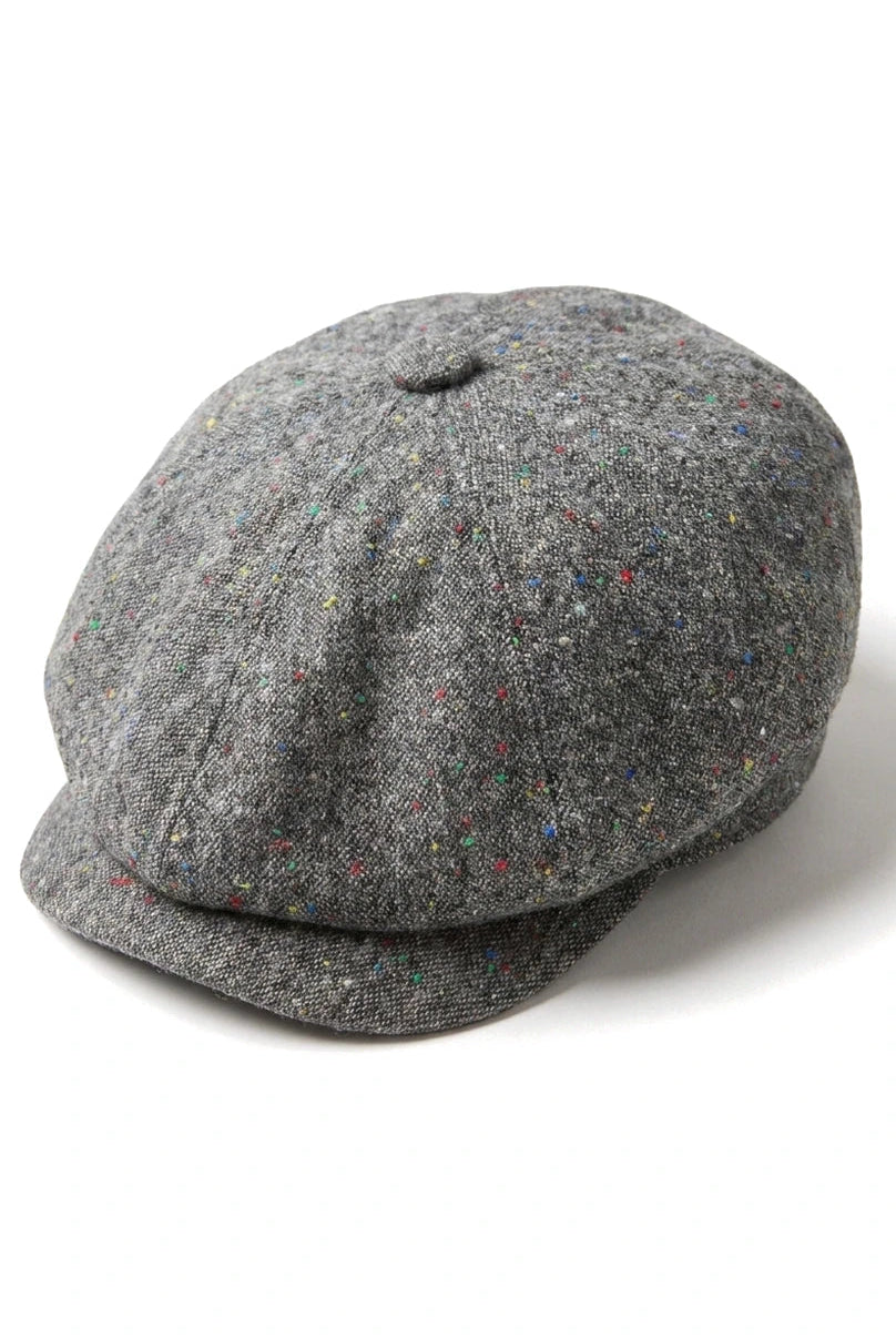 8 paneles Baker fiú sapka Shelby kalap gyapjú tweed klasszikus szürke borotva