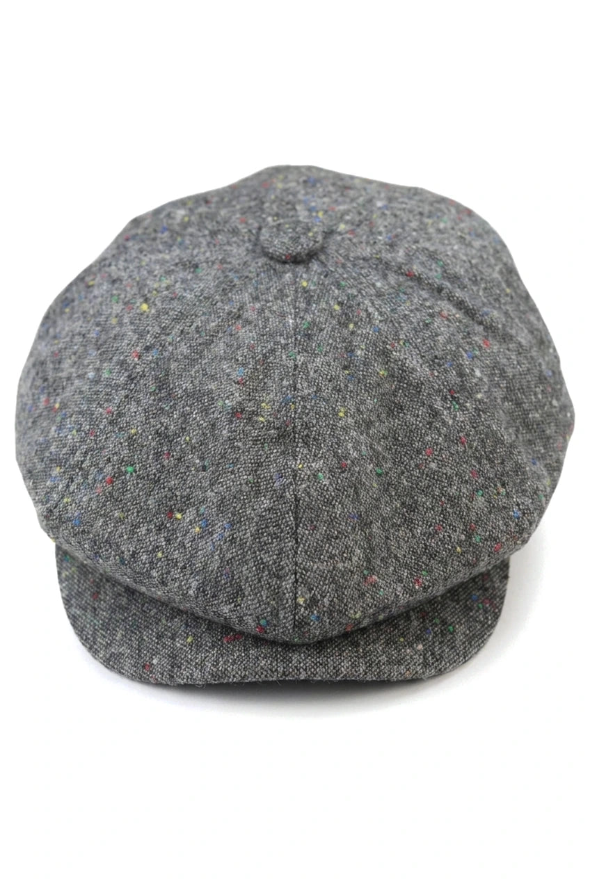 8 paneles Baker fiú sapka Shelby kalap gyapjú tweed klasszikus szürke borotva