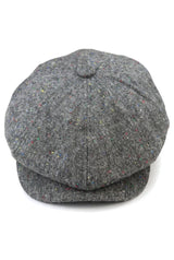 8 paneles Baker fiú sapka Shelby kalap gyapjú tweed klasszikus szürke borotva