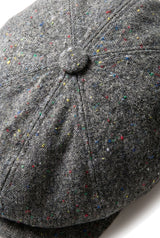 8 paneles Baker fiú sapka Shelby kalap gyapjú tweed klasszikus szürke borotva