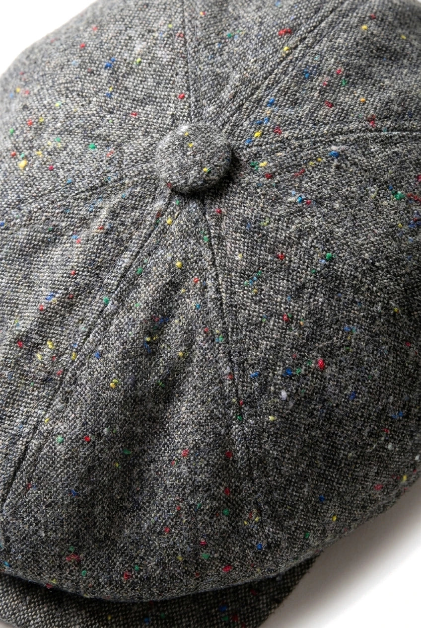 8 paneles Baker fiú sapka Shelby kalap gyapjú tweed klasszikus szürke borotva