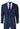 Mens Navy 3 Piece Suit Tailored Fit Smart Formal Classic Wedding Retro Vintage