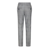 Boys Marc Darcy 3 Piece Suit Grey Prince Of Wales Blue Check Vintage Retro