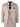 Mens Herringbone Tweed 3 Piece Suit Pink Blush Retro Vintage Short Reg Long