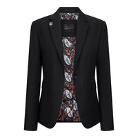 TPW-13 - Női 3 részes, egyszínű fekete öltöny