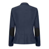 TPW52 - Női sötétkék, háromrészes, kockás kosztüm Wales hercege mintával