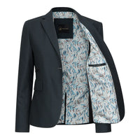 TPW53 - Női zöld színű, háromrészes, kockás kosztüm walesi herceg mintával