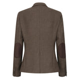 TPW-AK-06 - Női barna, háromrészes halszálkás tweed kosztüm