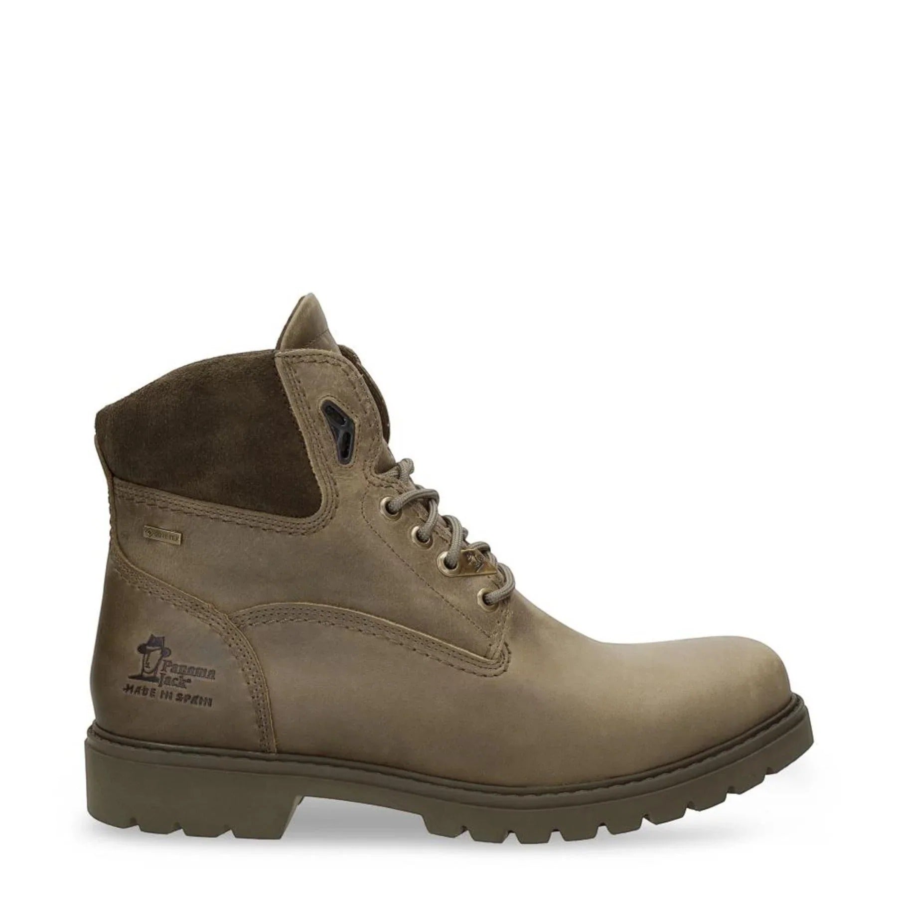 Amur GTX C32 - Férfi khaki színű, vízálló bőr bokacsizma