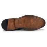 Arlo - Férfi barna bőr tweed brogue cipő