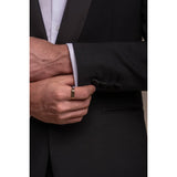 Aspen - Men's Plain Black Tuxedo Blazer