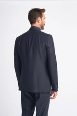 Bond - Men's Dark Navy Tailored Fit Blazer