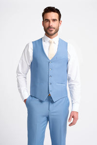 Bond - Men's Sky Blue Waistcoat
