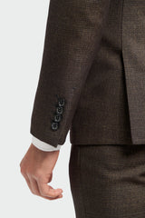 Caridi - Férfi barna tweed blézer