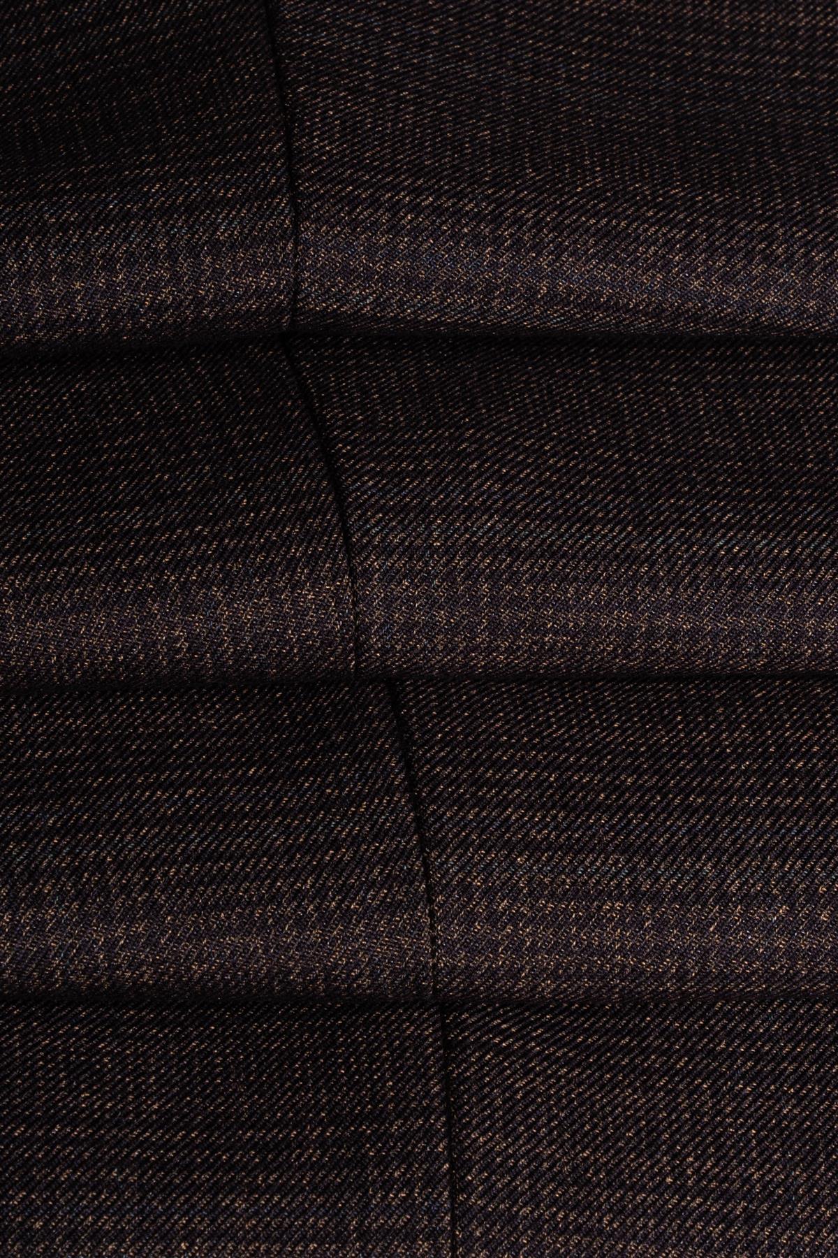 Caridi - Férfi barna tweed nadrág