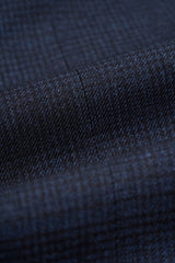 Caridi - Férfi sötétkék tweed nadrág