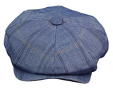 Men's 8 Panel Peaky BlindersTweed Flat Cap - Cavani Connall
