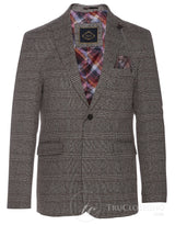 Cavani Dominic - Mens Brown Smart Vintage Blazer