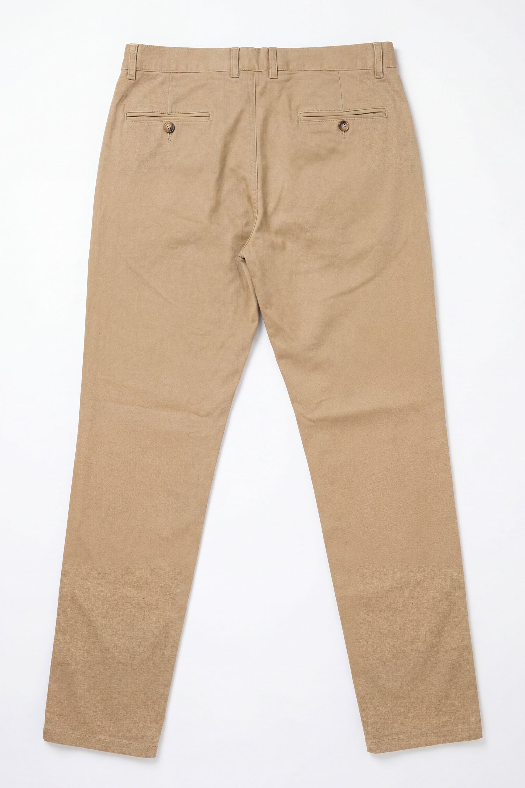 Férfi Khaki Színű Len Keverék Chino Nadrág Tencel Pamut Vékony Nyári Anyagból