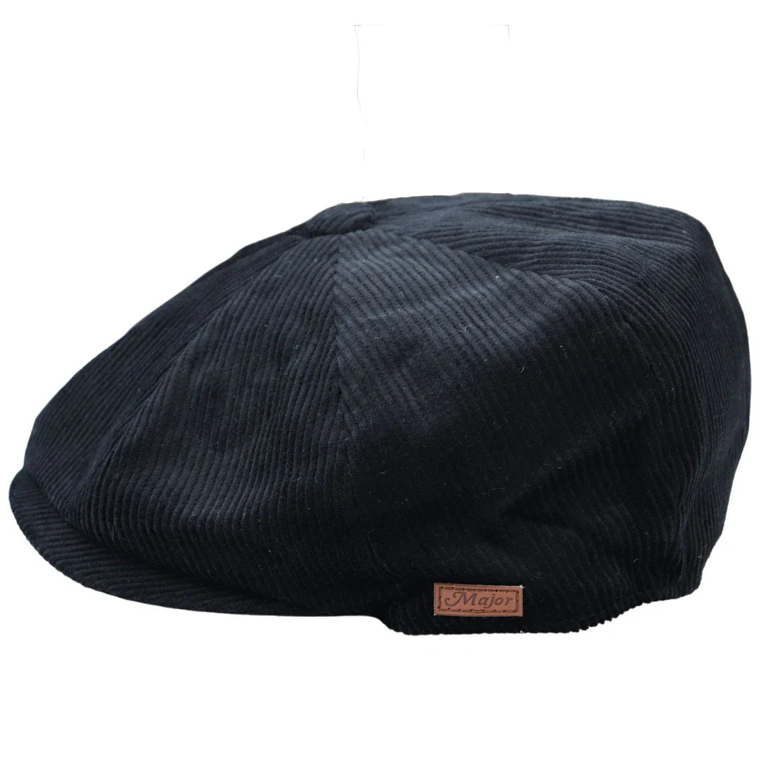 Men's 8 Panel Razor Baker Boy Hat Corduroy Blinders Newsboy Flat Caps