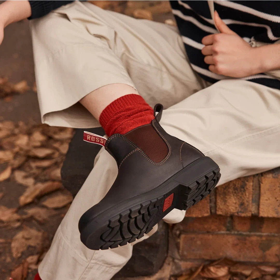 Endura 303 - Barna bőr Chelsea csizma