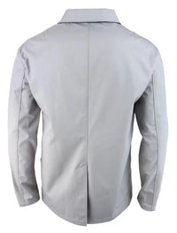 Mens Mid Length Overcoat Jacket Light Weight Smart Casual Beige Stone  Mac