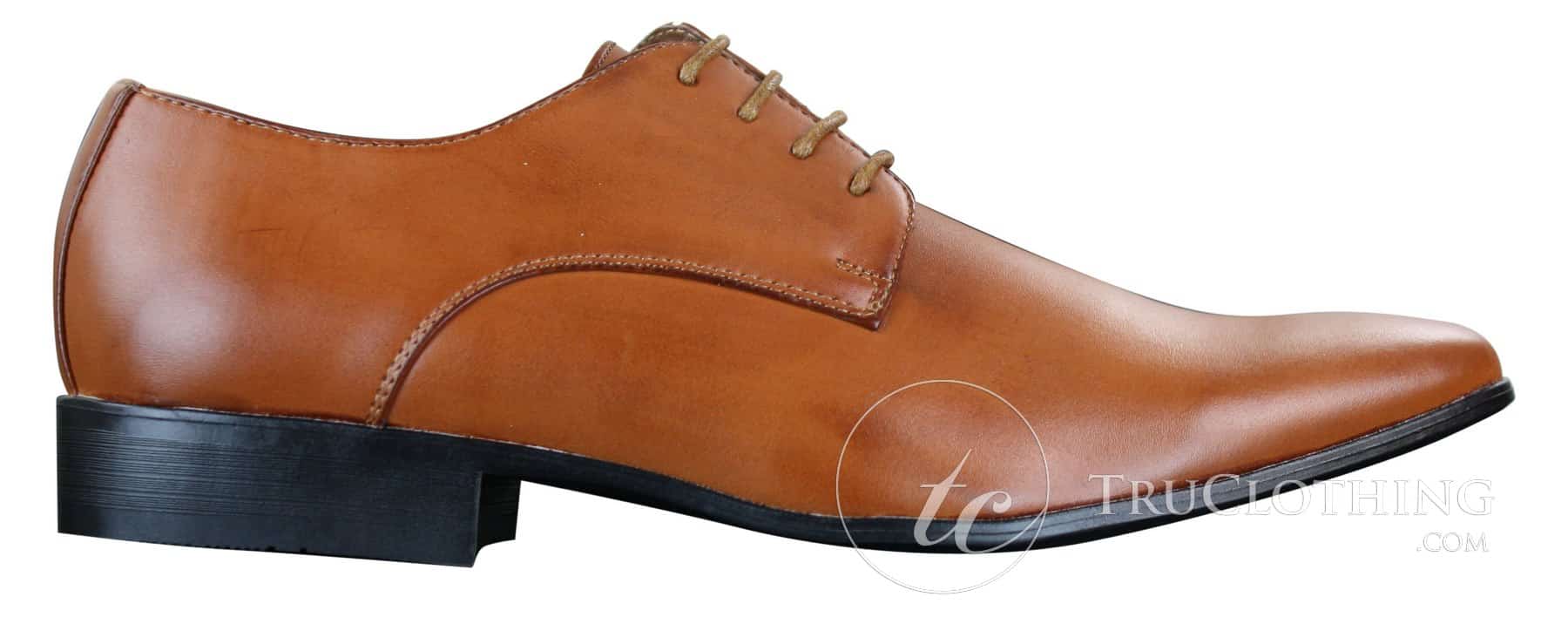 Galax GH2019 - Mens Smart Casual Formal Laced Pointed Leather Shoes Wedding Prom Office Classic