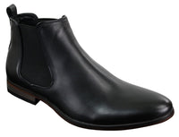 Mens Laced Black Shoes Smart Casual Suede Shiny Patent Leather Trim