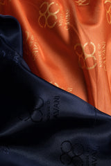 Férfi fekete 3 darabos paisley bársonyöltöny