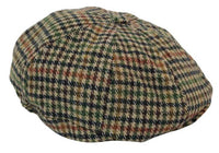 Men's Tweed 8 Panel Newsboy Hat