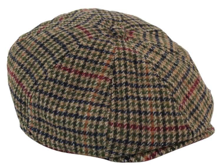 Men's Tweed 8 Panel Newsboy Hat