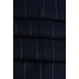 Invincible - Men's Navy Blue Pinstripe Waistcoat