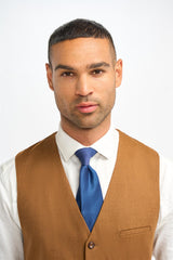 James - Férfi tevebarna gyapjú mellény