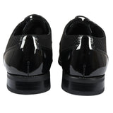 Men's Black Lace Up Derby Shoes
