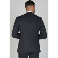 Madrid - Men's Blue Tweed Blazer