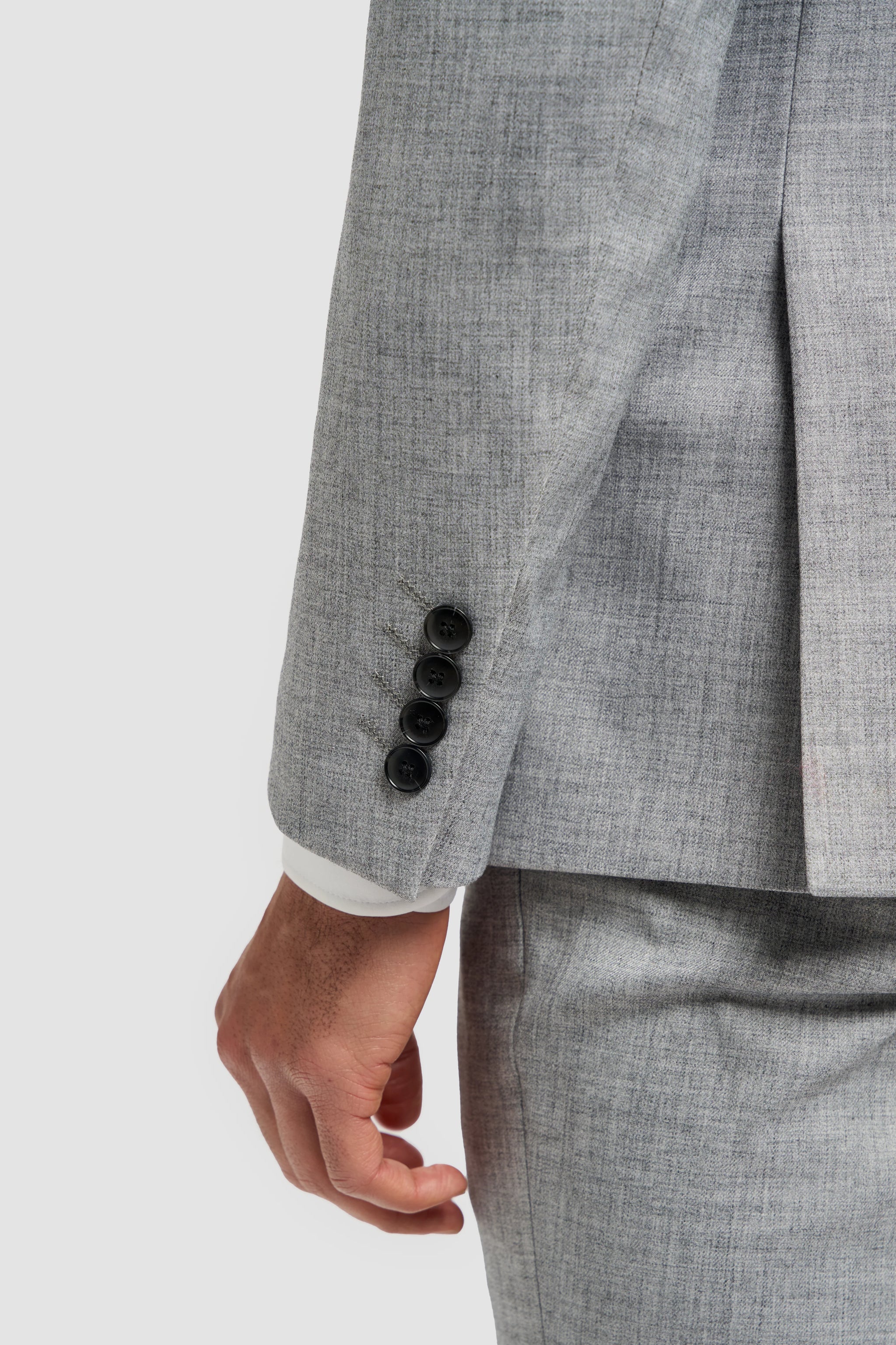 Malibu - Férfi szürke, szabott szabású blézer