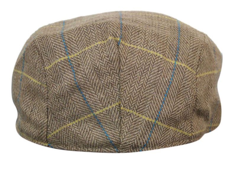 Marc Darcy DX7 Mens Tweed Vintage Retro Grandad Flat Caps Hats Peaky Blinders Check Classic