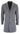 Men's Classic Wool Long Overcoat-Grey