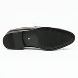 Férfi műbőr bebújós penny mokaszinok