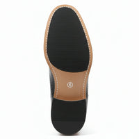 Férfi szárnyas, brogue bokacsizma