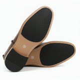 Férfi szárnyas, brogue bokacsizma