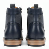 Férfi szárnyas, brogue bokacsizma